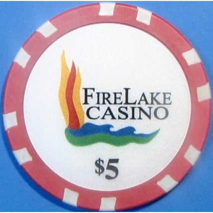 Firelake Grand. $5 Casino Chip. Shawnee, OK. X03.