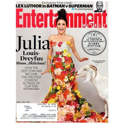 ENTERTAINMENT WEEKLY-APRIL 3, 2015-JULIA LOUIS DREYFUS-NEW-FAST SHIPPING