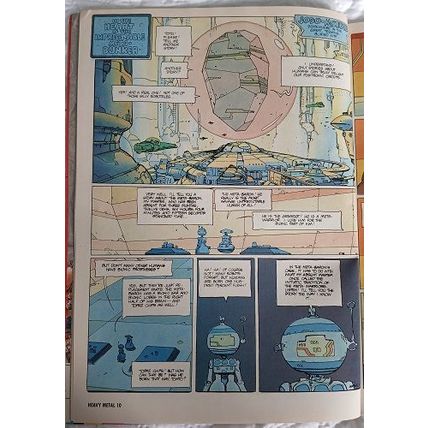 Heavy Metal: Vol. 14 No. 1, Moebius, Pahek, Fingerman, Kuper, Rubio, March 1990