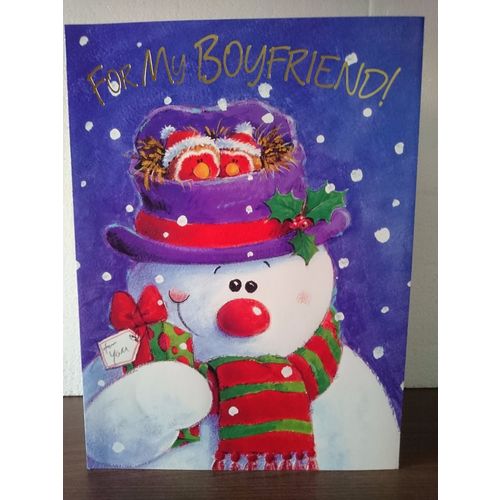 Large Christmas Cards - For My Boyfriend - 06