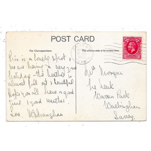 NICE PRINTED POSTCARD OF DARNHOLME GOATHLAND NORTH YORKSHIRE POSTED 1935 (2044)