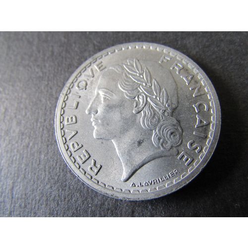1949 FRANCE 5 FRANCS FREE POST (x) AAL