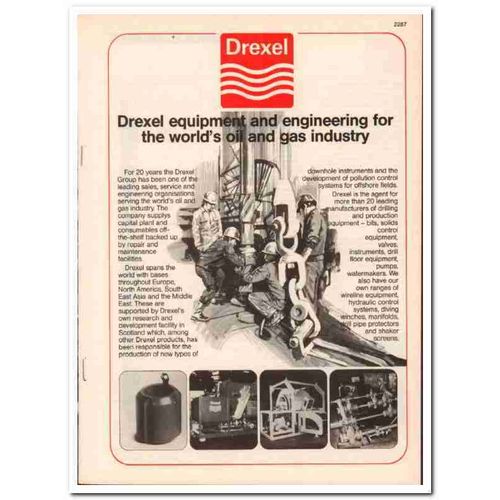 Drexel Oilfield Services Inc 1983 Vintage Catalog Drilling Equipment