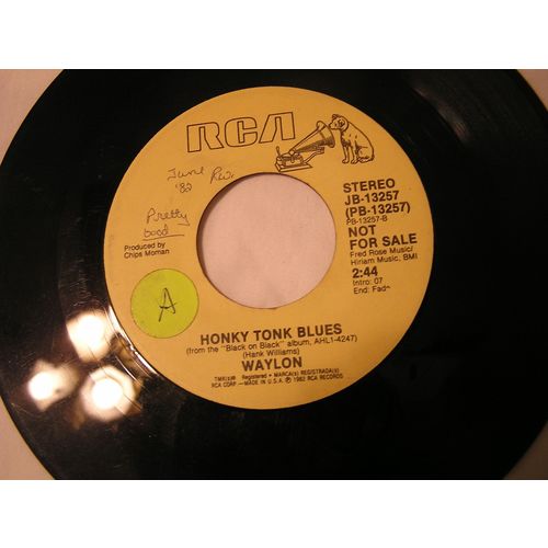 Waylon Jennings Promo 45-WOMEN DO KNOW HOW TO CARRY ON/HONKY TONK BLUES STEREO
