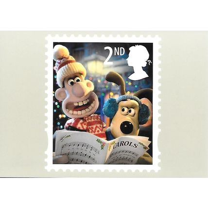 Great Britain SG 3128/34 & MS3135 PHQ: Christmas with Wallace and Gromit