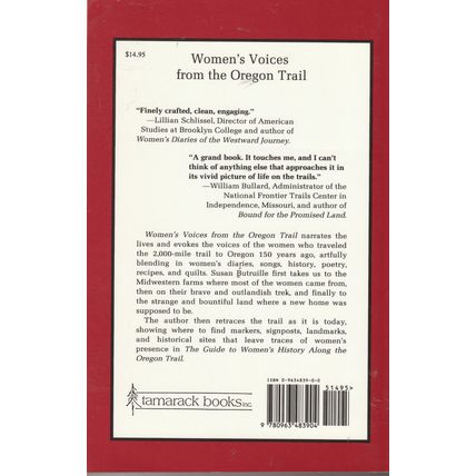 Women’s Voices from the Oregon Trail, The Times that Tried Women’s Souls