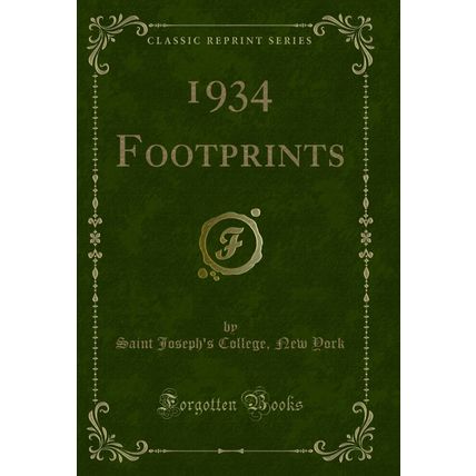 1934 Footprints (Classic Reprint)