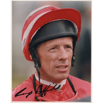 George Duffield Horse Race Racing Jockey Large Hand Signed Photo