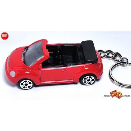 RARE KEY CHAIN RED VW NEW BEETLE CONVERTIBLE CUSTOM Ltd EDITION GREAT GIFT