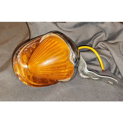PM 105 DRESS UP MARKER LIGHT VINTAGE CAMPER TRAILER TRUCK PM 110 AMBER LENS