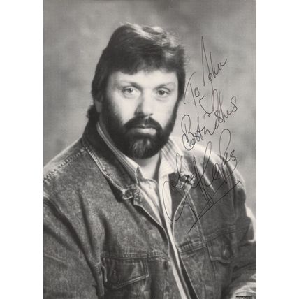 Geoff Capes Strongman Large Hand Signed Photo
