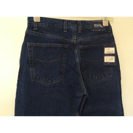 DNA Jeans Made in Italy - W31 L34 - Regular Straight Dark Blue Wash