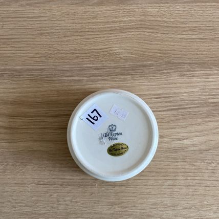 Hand painted old tupton ware chinese porcelain bowl with lid