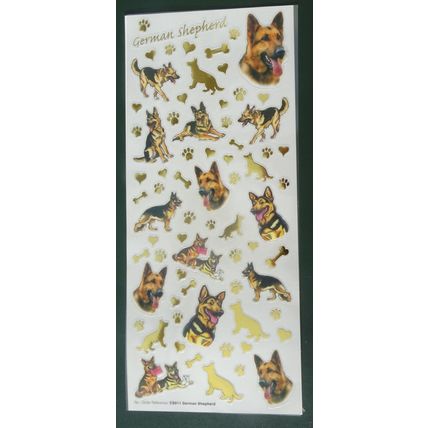 Dog breed craft stickers many breeds available 29 designs peel and stick