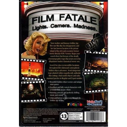 Film Fatale: Lights, Camera, Madness! (PC-CD, 2012) for Windows - NEW in DVD BOX