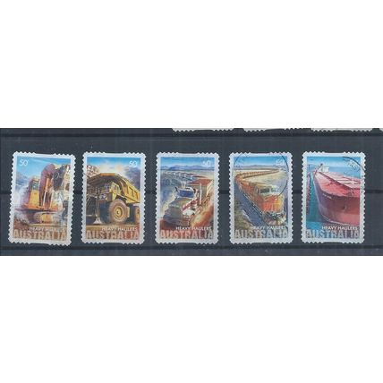 Australia stamps. 2008 Heavy Haulers Self-adhesive white border used. (AF023)