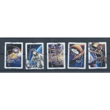 Australia stamps. 2007 Blast Off ! 50 Years in Space self-adhesive used (AF194)