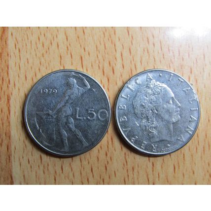 Italy 1979 50 Lire Coin