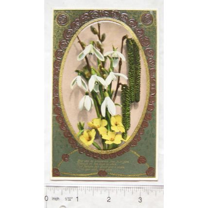 1912 postcard Hearty Wishes For Your Birthday