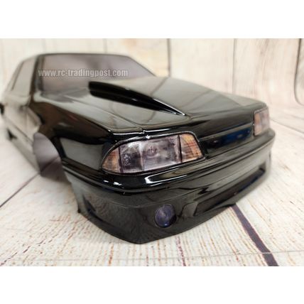 Mustang GT 90 Fox body Custom Painted RC Car Body 1/10 OnRoad HPI/4Tec2.0/200mm
