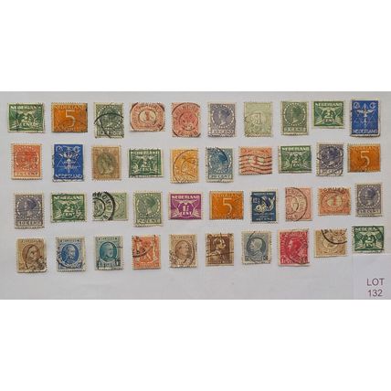 BELGIUM AND HOLLAND STAMPS - VARIOUS DENOMINATIONS. LOT 132. (see description)