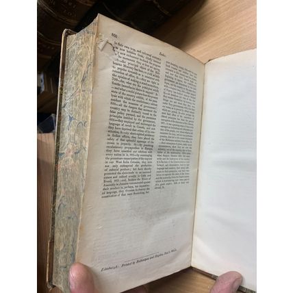 RARE* JAN-JUNE 1839 "BLACKWOOD'S EDINBURGH MAGAZINE" VOL 45 ANTIQUE BOOK (P6)