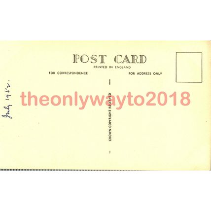Saloon, Audley End, Essex, Postcard,1952