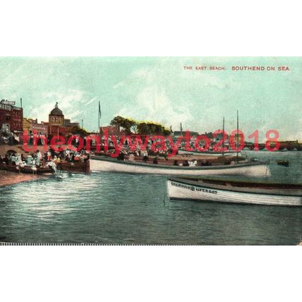 East Beach, Southend on Sea, Essex, Postcard