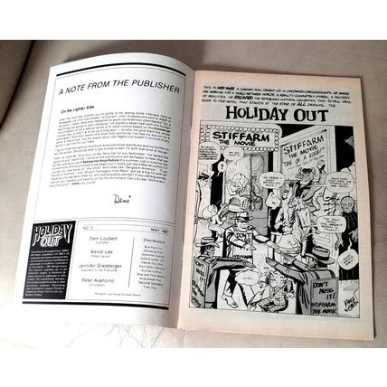 Holiday Out # 3 : Renegade Press : 1987 : vf(8.0) .
