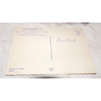 WASAGA GOLF & COUNTRY CLUB VINTAGE POST CARD