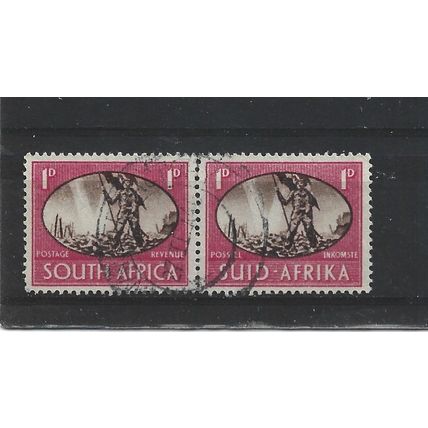 SouthAfrica.SG108 1d "Victory" Pairs.Fine Used.Aug25q