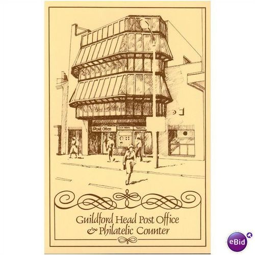 GB Postcard - Post Office - Guildford HPO Phil Counter