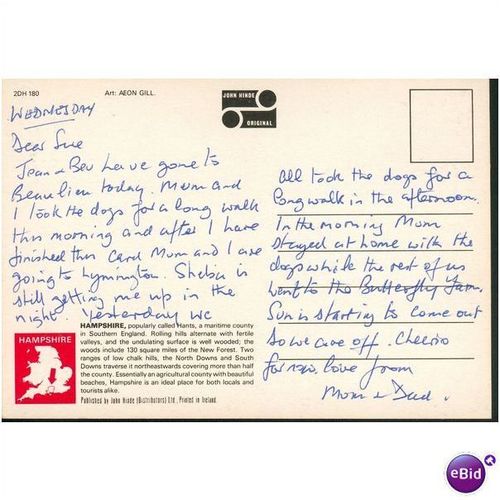 GB Postcard - Hampshire
