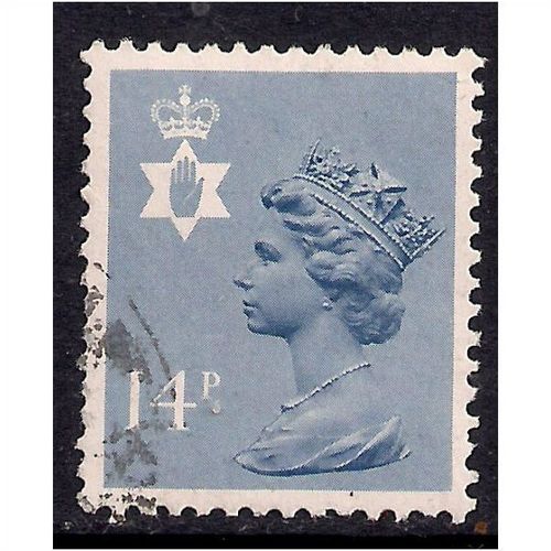 Northern Ireland GB 1981 14p Grey/blue Machin N138(J436 )