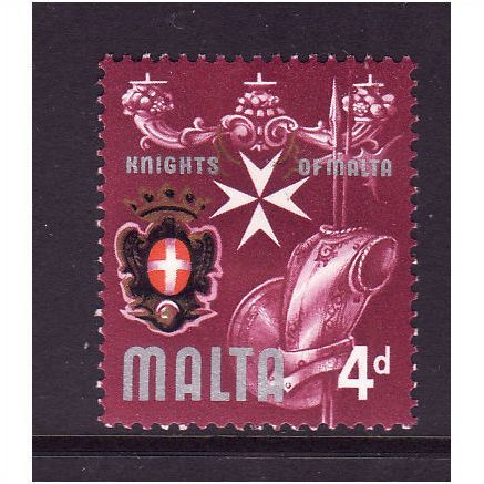 MALTA 1965 4d KNIGHTS OF MALTA SG 336 M MINT