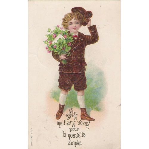 CARTE POSTALE - GAUFREE - ref 8