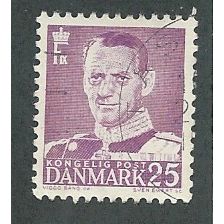 DEN 1948 25o 'KING FREDERIK IX' FINE USED (EBID42-953)
