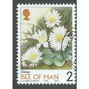 IOM 1998 2P 'FLOWERS' FINE USED (EBID45-333)