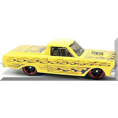 Hot Wheels - '65 Ford Ranchero: HW Workshop 2015 - Heat Fleet #212/250 *Yellow*