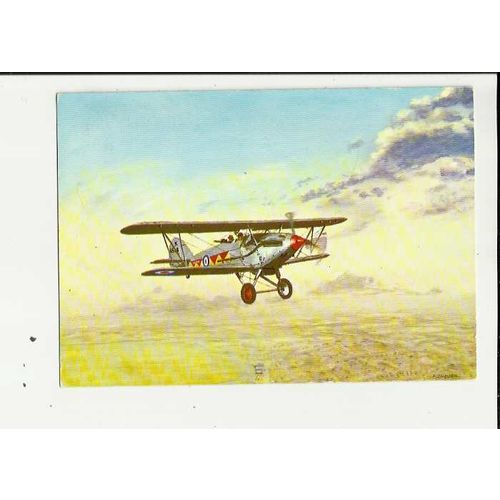 Aviation HAWKER DEMON Art Postcard by Dixon (T 7364)