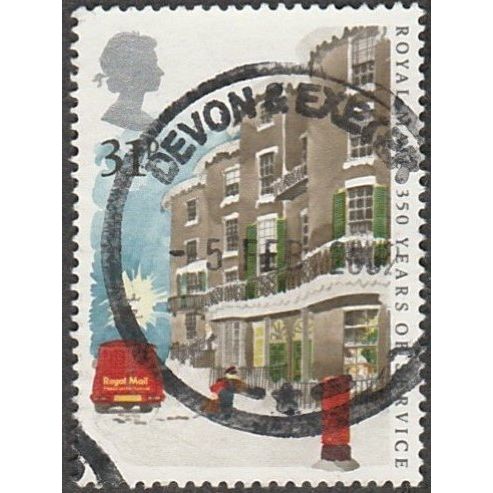 1985 350 Years of Royal Mail Postal Service, 31p Value, Fine Used