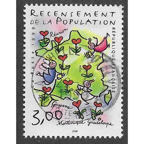 FRA 1999 3F 'POPULATION CENSUS' FINE USED (EBID55-775)
