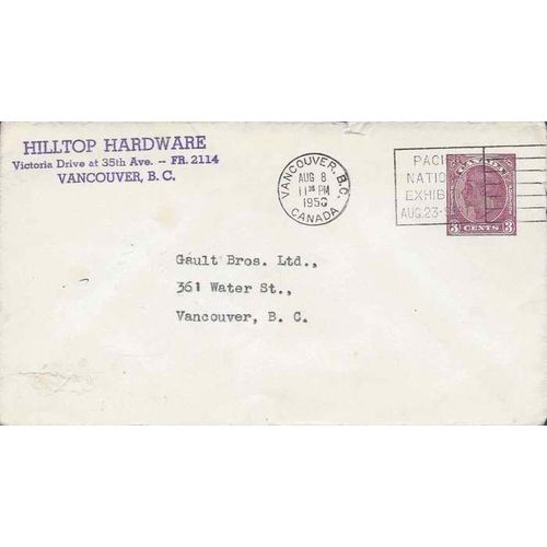 Canada #EN63d Postal Sta. USED 1950 George VI