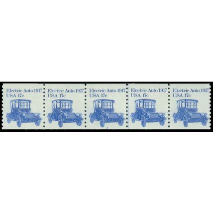 1906 17c Electric Auto Fine MNH Dry Gum PNC 2/5 P0525