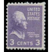807 3c Thomas Jefferson Fine MNH M07805