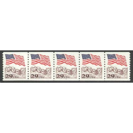 2523 29c U.S. Flag Fine MNH PNC 4/5 B0221