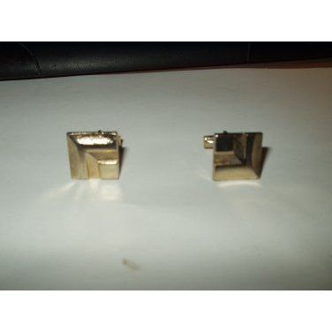 CUFFLINK SET GOLDTONE VINTAGE