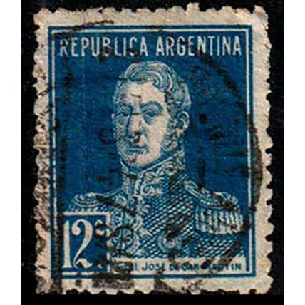 Argentina 1923 General San Martin 12c Used Stamp