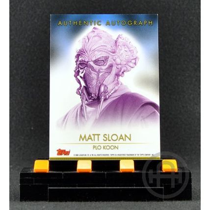 Topps Star Wars Evolution Update – Autograph – Matt Sloan