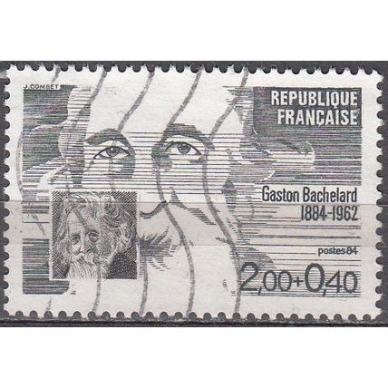 France 1984 Michel 2452 O Cote (2008) 1.10 € Gaston Bachelard